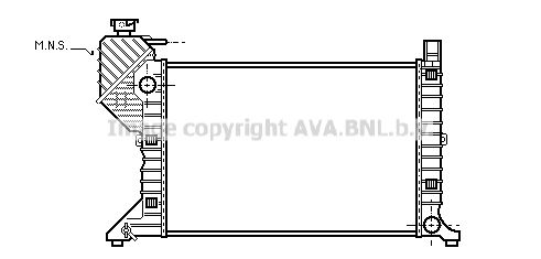 AVA QUALITY COOLING Radiators, Motora dzesēšanas sistēma MSA2181